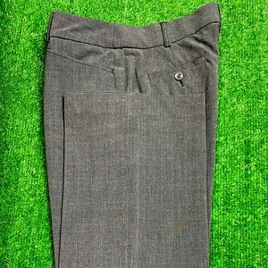 Kim Rogers Dark Gray  Plaid Womens Trouser Pants EUC size 10